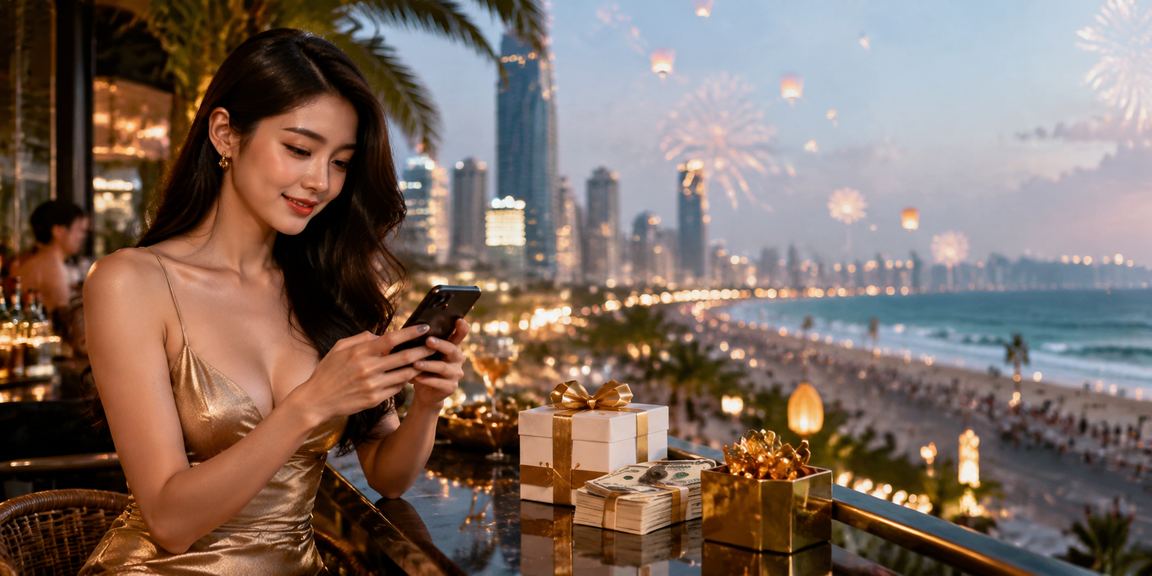Người chơi trải nghiệm casino trên điện thoại tại lễ hội Đà Nẵng