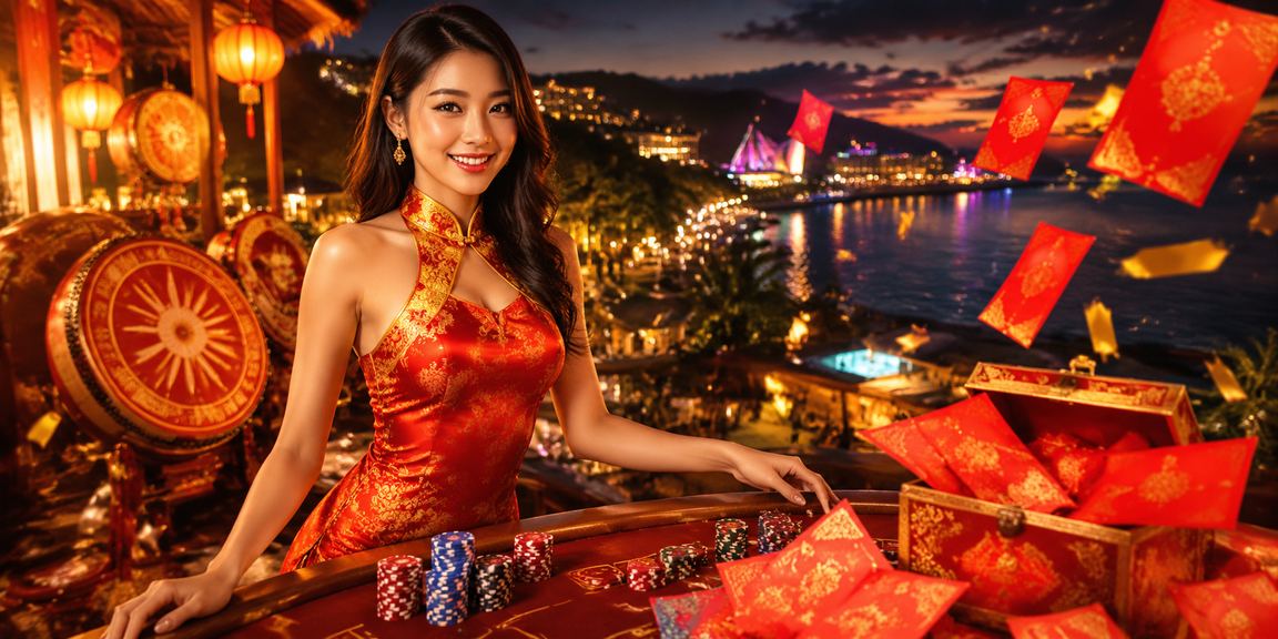 Phong bì đỏ may mắn tại chợ đêm Phú Quốc – ưu đãi lễ hội dành cho thành viên